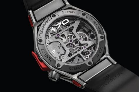 montre hublot ferrari 70 ans|hublot 70 years tourbillon.